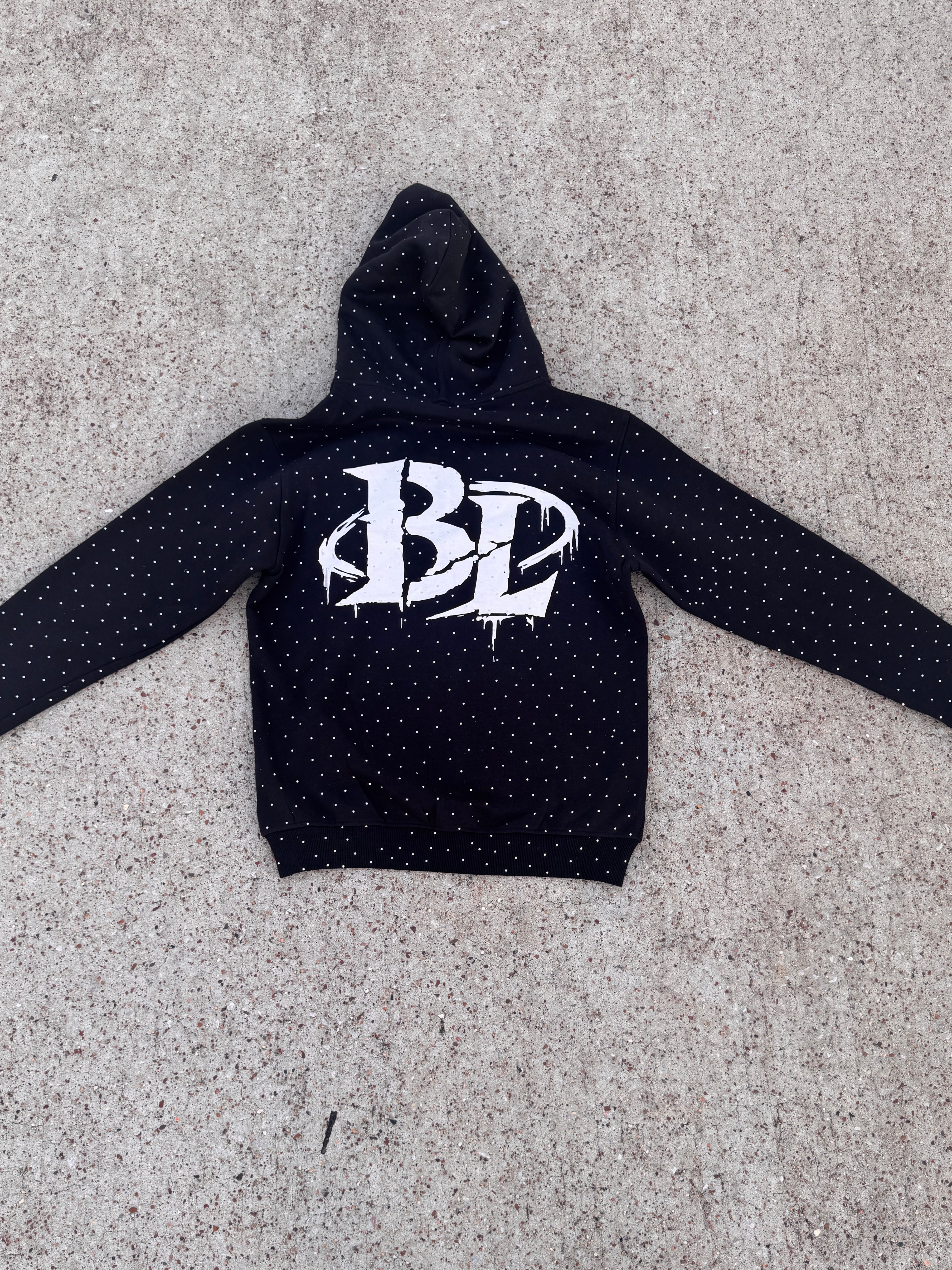 Broken Loyalty Rhinestone Hoodies