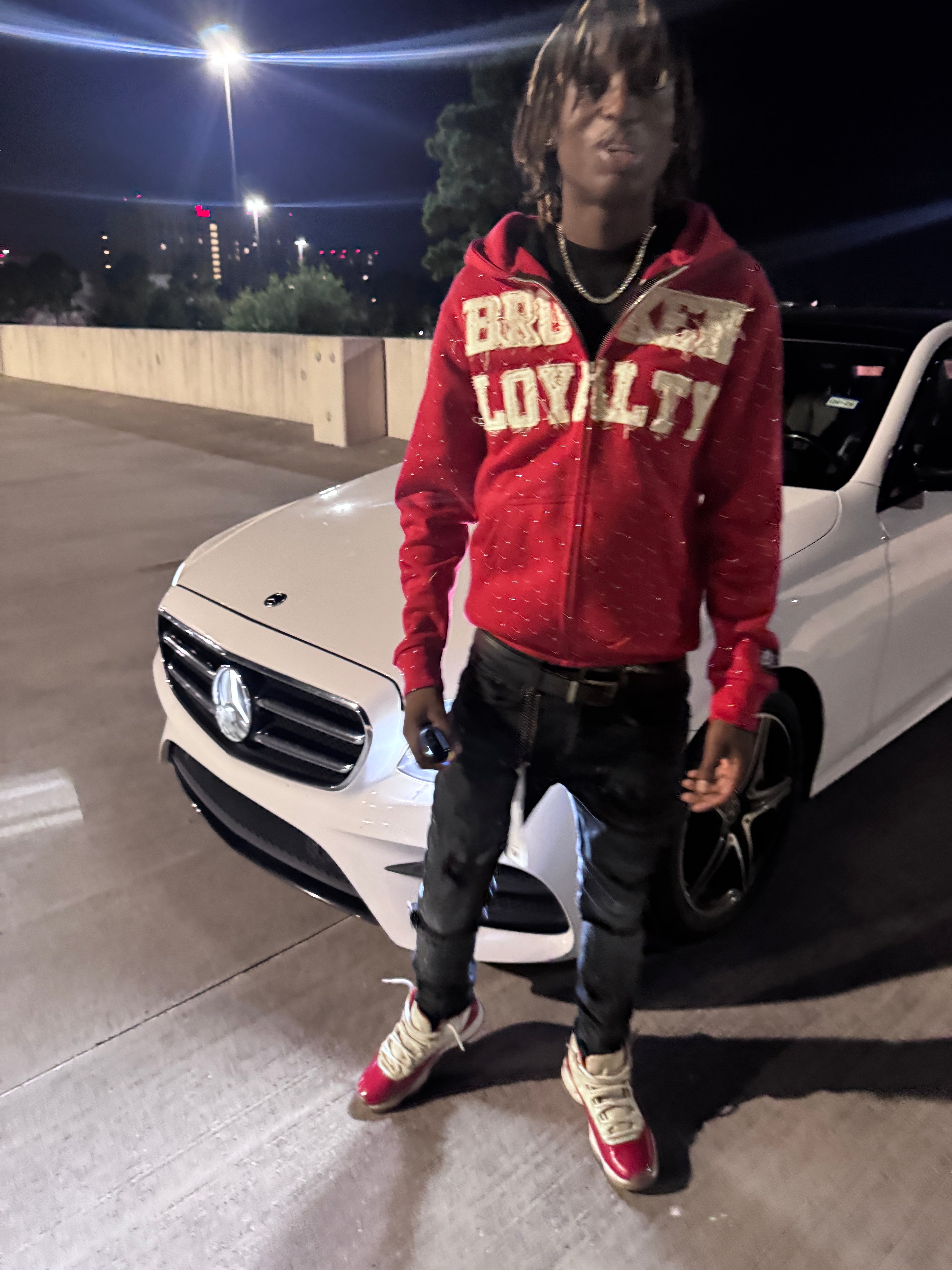 Broken Loyalty Rhinestone Hoodie