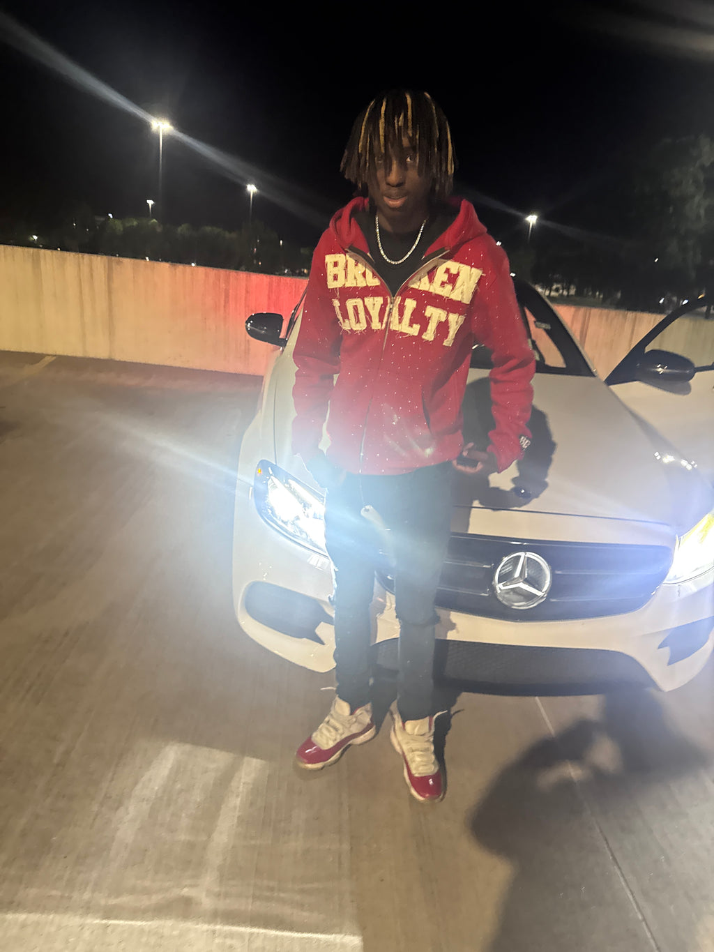 Broken Loyalty Rhinestone Hoodie